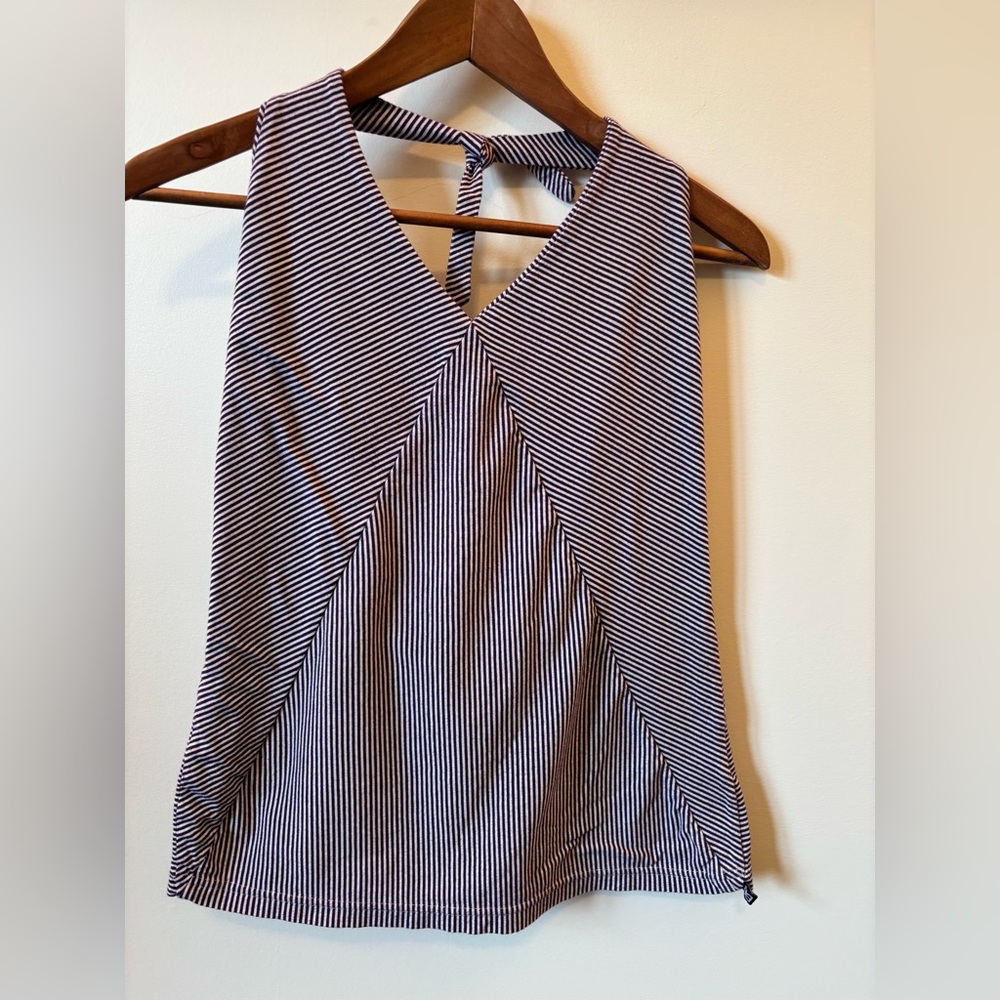 Makia Cotton Striped Halter Top